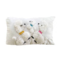 poodle embroidery punch needle pillow - kreassions.com