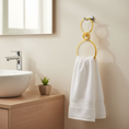 Towel Hangers yellow crochet ring - Handmade Best Gifts - kreassions.com