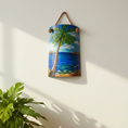 Wall Plaque Beach Hand Painted - home decor wall plaques - Handmade Best Gifts - kreassions.com