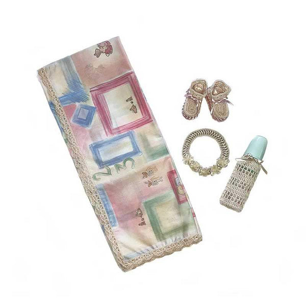 Baby Blanket 123 Girl Gift Set - kreassions.com