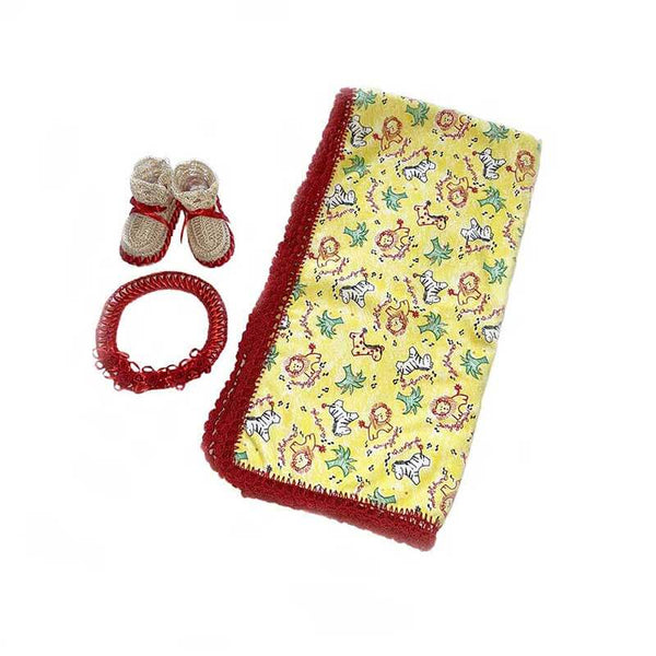 Baby Blanket Flannel Africa Gift Set - kreassions.com