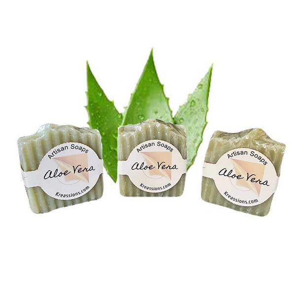 aloe vera artisan soaps - kreassions.com