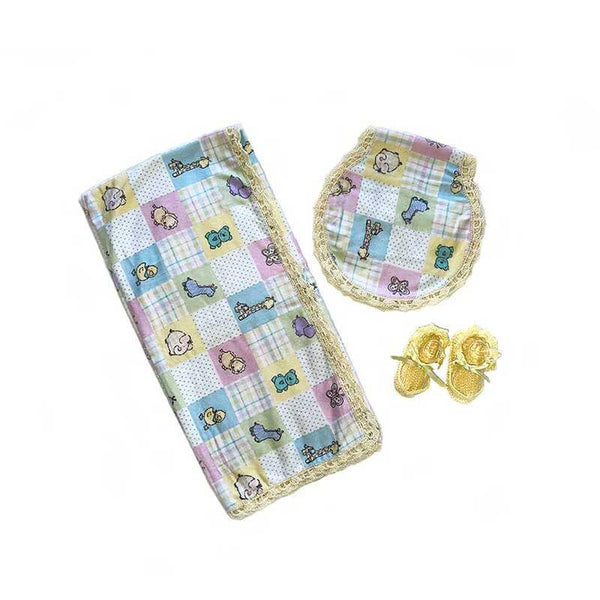 Baby Blanket Animals Gift Set - kreassions.com