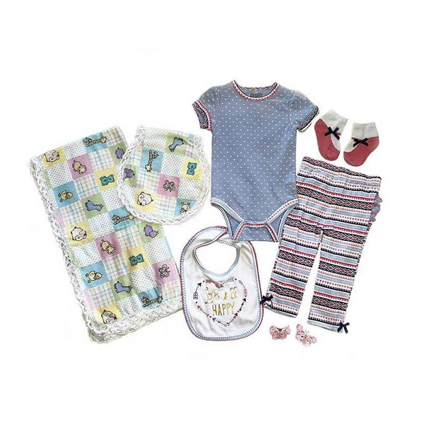 Baby Blanket Animals and Squares Gift Set - kreassions.com