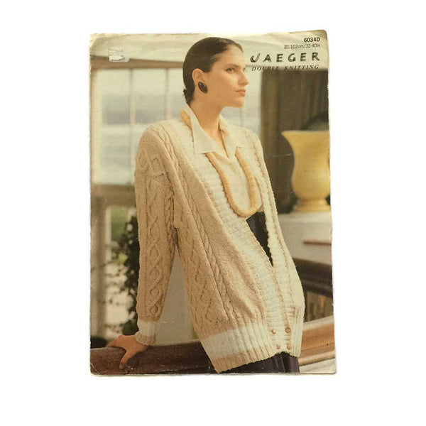 Knitting Pattern - Cable Cardigan - kreassions.com