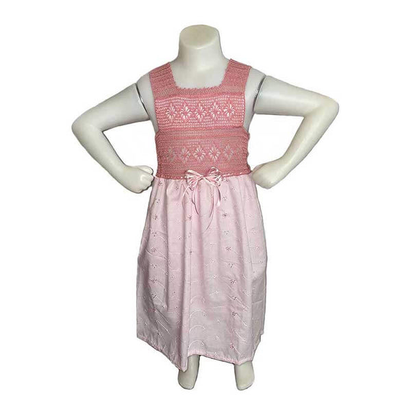 Girl Pink Dress - Rose - My Garden Collection - kreassions.com