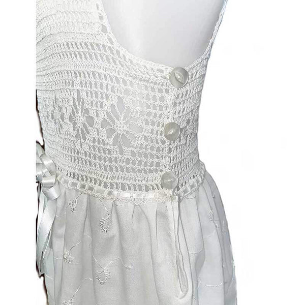 Girl White Dress - Lily - My Garden Collection - kreassions.com