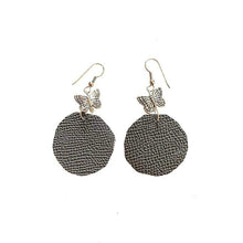 Leather-earring-gray-butterflies-kreassions.com