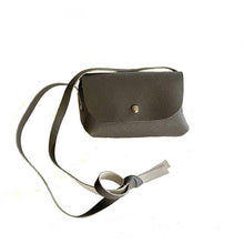 Leather Woman Handbag Gray Small Cross Long Cord - kreassions.com 