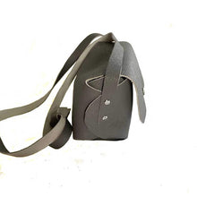 Leather Woman Handbag Gray Small Cross Long Cord - kreassions.com 