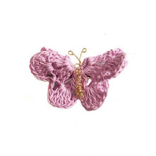 Butterfly Hair Pin Lilac Crochet - kreassions.com
