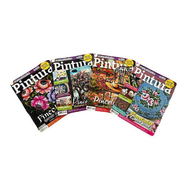 Revistas Pinturas Diferentes Tecnicas Vol 1, 2, 3 y 4 - kreassions.com