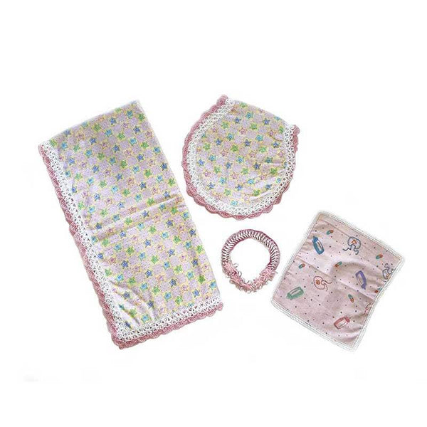 Baby Blanket Pink Stars Gift Set - kreassions.com