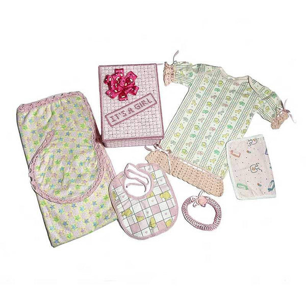 Baby Girl Pink Stars Shower Gift Box - kreassions.com