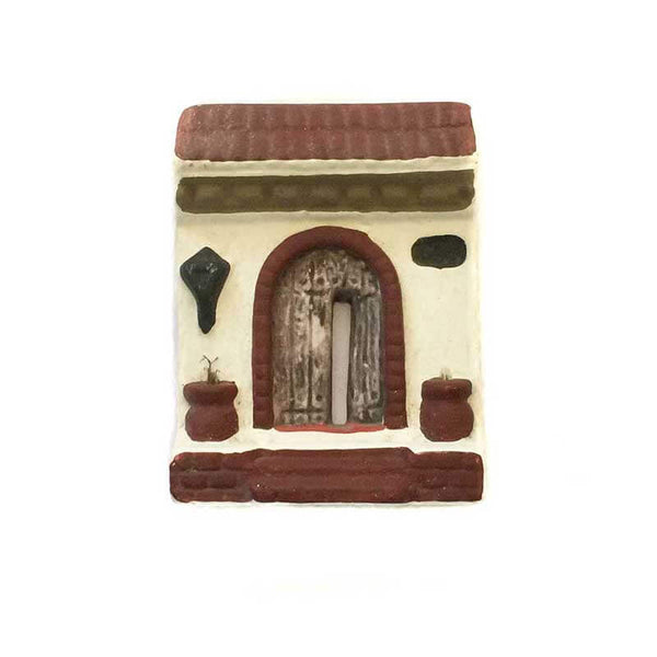 Wall Plaque House Open Door Hand Painted - kreassions.com