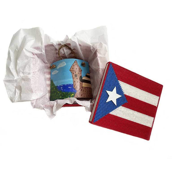 Wall Plaque El Morro Puerto Rico flag Gift Set - kreassions.com