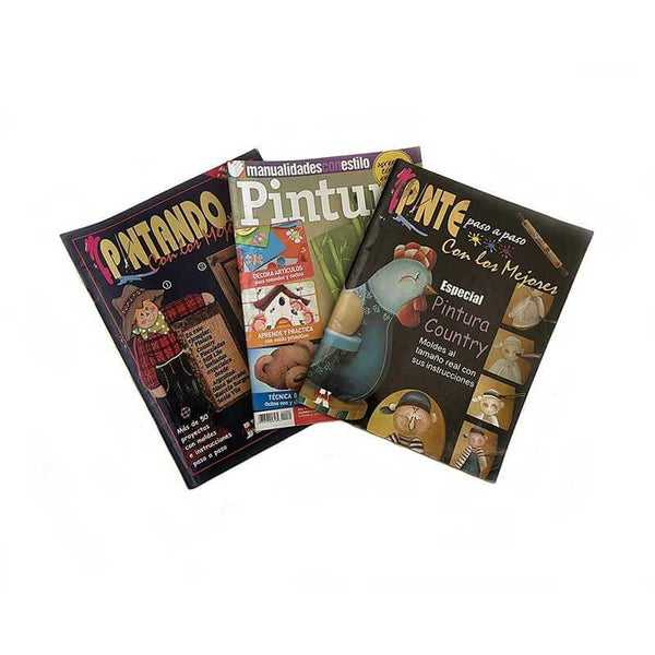 Revista Pintura Country Patrones Vol 1, 2 y 3 - kreassions.com