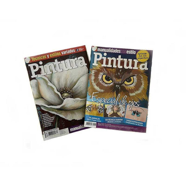 Revista Pintura Tecnicas Estilos y Ojos Patrones - kreassions.com