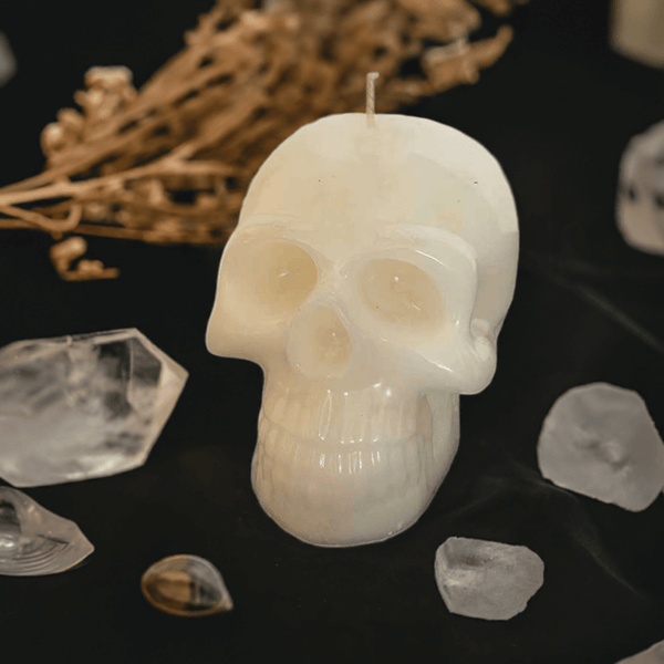 Skull Candle Handmade - kreassions.com
