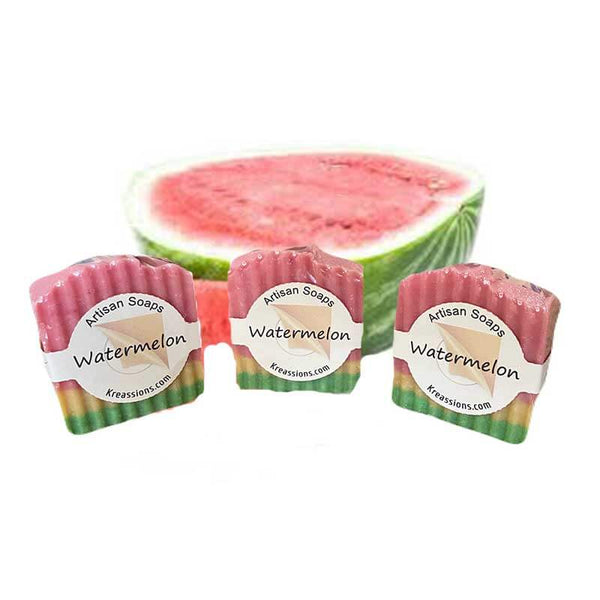 watermelon artisan soaps - kreassions.com