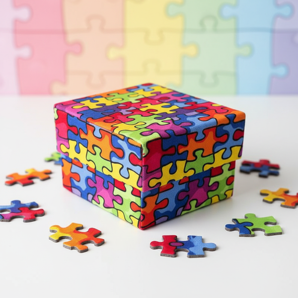 autism custom box - personalized custom boxes - kreassions.com Autism Lid Box Lifestyle