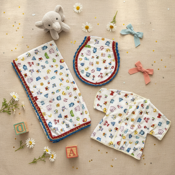 Baby Blanket Clothes Gift Set - newborn baby gifts - kreassions.com