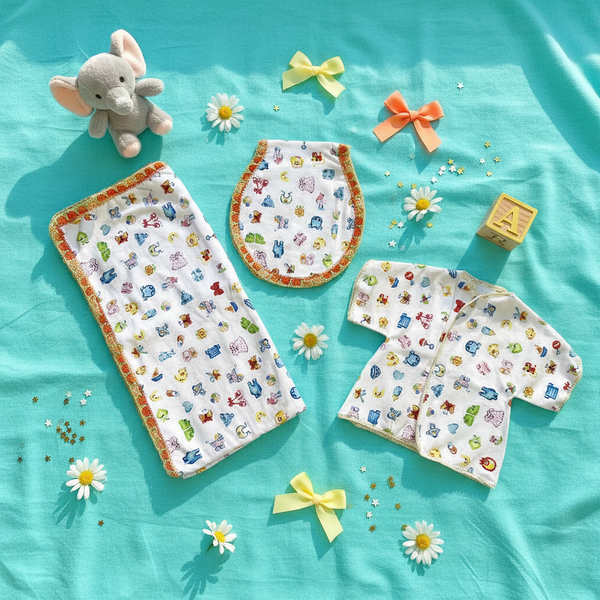 Baby Blanket Clothes Gift Set - newborn baby gifts - kreassions.com