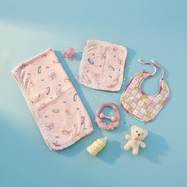 Baby Blanket Bottles Gift Set - newborn baby gifts - kreassions.com