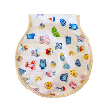 Baby burp cloth in flannel with colorful toys designs - kreassions.com