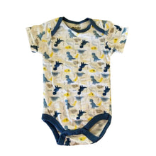Baby onesie with dinosaur pattern - kreassions.com