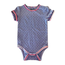 baby blue onesie with pink trim - kreassions.com