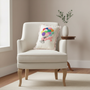 balloons punch needle embroidery pillow - home decor - kreassions.com