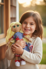 Country Doll Cloth Blonde - handmade dolls - kreassions.com