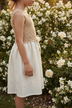 Girl Cream Dress - Vainilla - girls clothing - kreassions.com 
