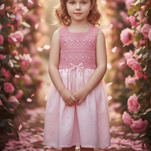 Girl Pink Dress - Rose - girls clothing - kreassions.com