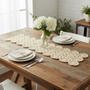 Tablecloth Rectangle Cream Crochet - home decor - kreassions.com