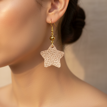 Leather-earring-stars-leather goods-kreassions.com