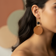 Leather-earring-brown-round-3-kreassions.com
