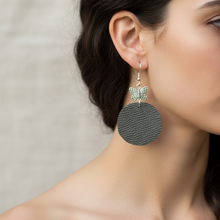 Leather-earring-gray-butterflies-kreassions.com