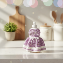 Dish Soap crochet lilac Covers - home decor - kreassions.com