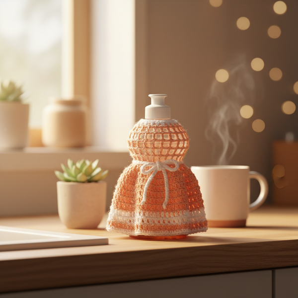 Dish Soap crochet Covers - home decor - kreassions.com