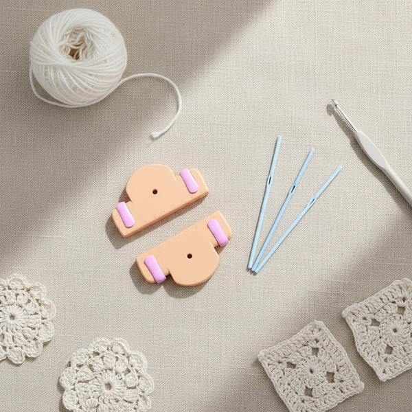 Hairpin Lace Tool for Intricate Designs - arts and crafts - Kreassions.com Orange