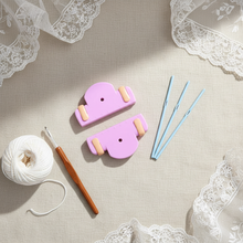 Hairpin Lace Tool for Intricate Designs - arts and crafts - Kreassions pink