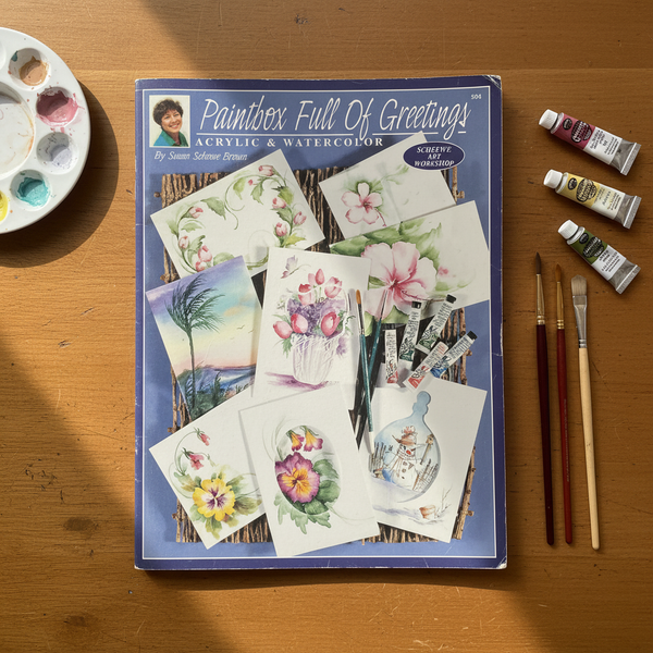 Painting tecniques Acrylic and Watercolor - arts and crafts - kreassions.com