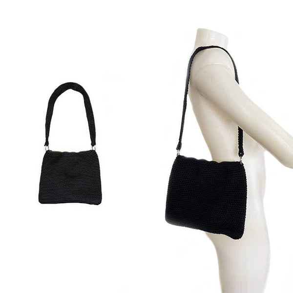 Women Purse Crochet Navy crochet - kreassions.com