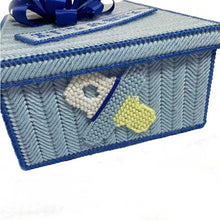 Baby Boy Blue Stars Shower Gift Box-kreassions.com