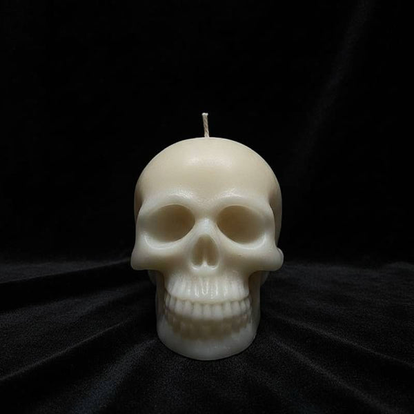 Skull Candle Handmade - spiritual world - kreassions.com
