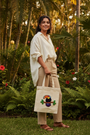 Women Canvas Bag Punch Needle Toucan - women's handbags - kreassions.com