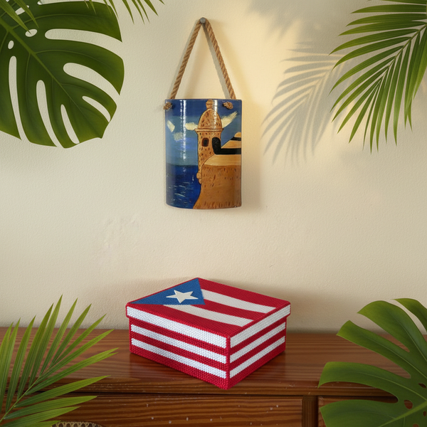 Wall Plaque El Morro Puerto Rico Gift Set - home decor - kreassions.com