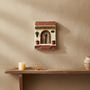Wall Plaque House Open Door Hand Painted - home decor - kreassions.com